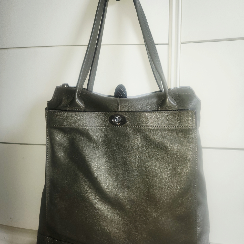 BANANA REPUBLIC GREY LEIGHTON TOTE Shoulder Bag
